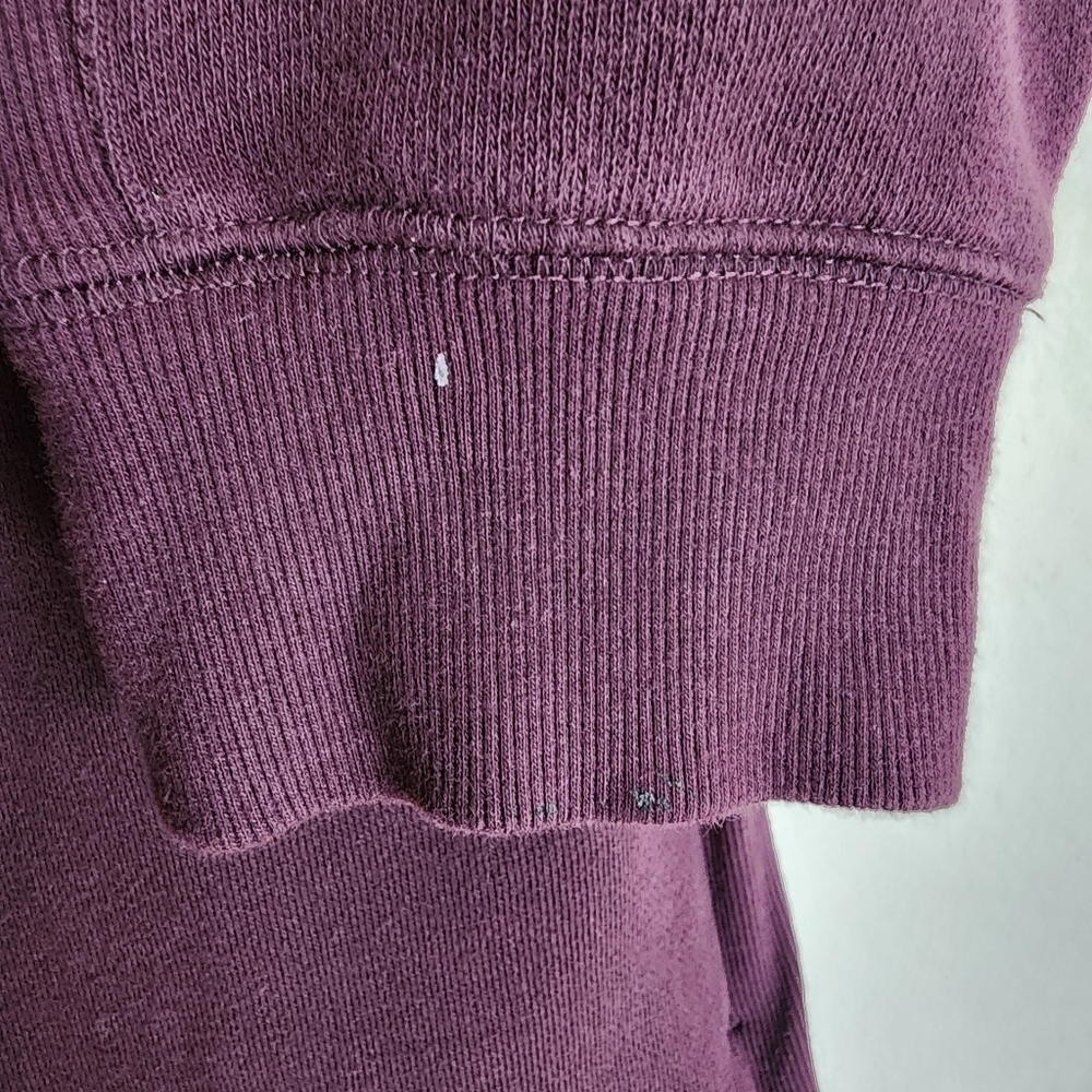 Victoria's Secret Burgundy One Piece Jumpsuit Sweatsuit Comfy Cozy Warm XXL - Picture 15 of 15